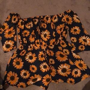 Sunflower Romper